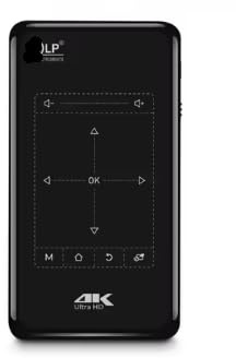 P09-II Mini Portable 4K 2G + 16G Android 6.0 Projecteur Mobile Natif Full HD DLP Stéréo AU Mini projecteur de Poche pour cinéma à Domicile