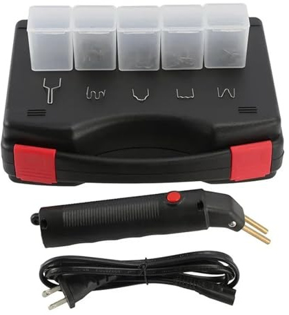 Soldadores Pistola de soldar eléctrica con 400 grapas, máquina reparadora de grietas de plástico, equipo de soldadura, herramientas para reparación de parachoques