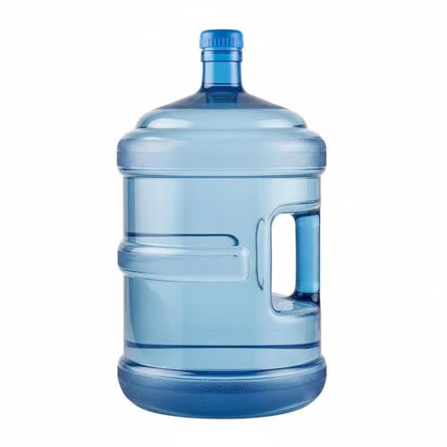 predolo Garrafón de Agua Potable Resistente a Impactos Garrafón Agua Paredes Gruesas Bidón de Plástico Reutilizable para Camping, Emergencia, Azul, S-cal 18.9l