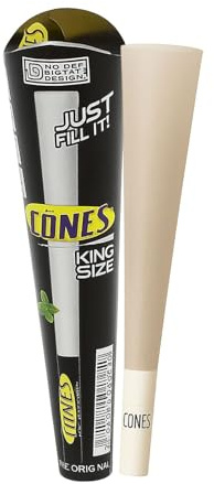 Weedness Vorgedrehte Joint Hülsen 110 mm lang 12 Stück - Cones King Size Fertige Joint Hüllen Zigarettenhülsen Vorgerollte Joint Cones Prerolled