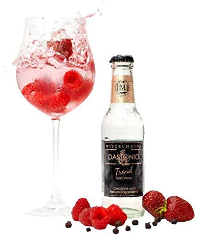 DASTONIC - Mistelhain Premium Tonic I - 6x TREND - Tonic Water mit Himbeer- und Erdbeerdestillat