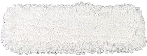 Tradineur - Recambio para mopa ecológica 45 cm, recambio seco de poliéster, ideal para suelos de madera, cerámica y vinilos