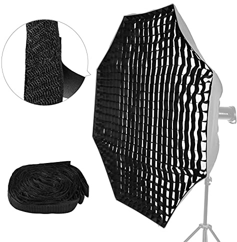 Andoer 140cm/55in fotografía octágono Softbox rejilla negro panal rejilla Softbox reflector productos retrato accesorios fotográficos