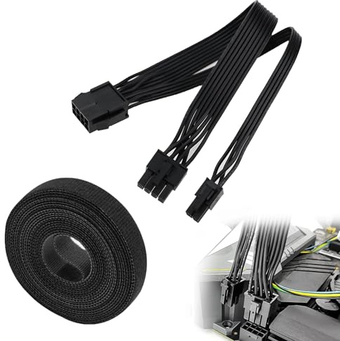 CPU 8 pines a CPU 8 pines + 4 placa base cable alimentación ATX EPS 12V alargador 18AWG 0,25M con rodillo Scratch