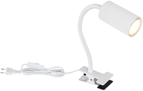PRENDELUZ Wandleuchte mit Steckklemme, 1 x GU10, 25 W, 230 V, Weiß, ideal für Raumbeleuchtung und einfache Installation.