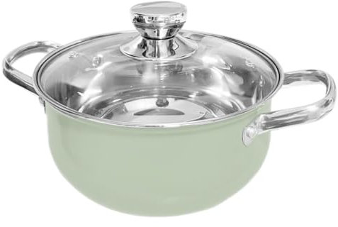 Ciieeo Olla Multifuncional De Acero Inoxidable Con Tapa Perfecta Para Sopa y Fideos