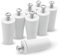 DOJA Barcelona | Butée Volet Roulant | 8 Pieces | Butoir Volet Blanc | L: 60mm | Butee Tampon pour Volet Roulant en PVC | Pieces Pour Volet Roulant, Accessoires Pour Rideaux, Arret De Volet