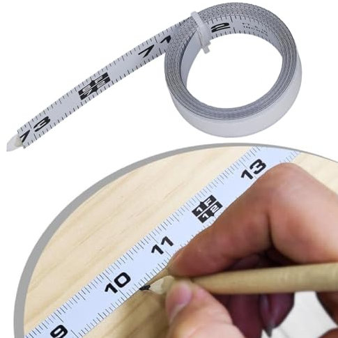 72inch Metal Carbon Steel Self Adhesive Tape Measure, Right to Left Tape Measures - Easy to Read and Clean, Self Adhesive Tape Measure for Various Use