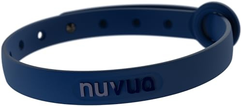 Break Away Collar for Cats - Soft, Thin, and Lightweight Safety Buckle Collar with Name Tag Ring for Outdoor Cats and Sensitive Skin Kittens by Nuvuq (6 ⅞ to 10 ¼, Dark Blue)