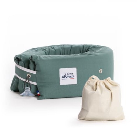 Le Petit Dormeur Coussin de Voyage Coussin Avion Ergonomique 3 en 1 - Oreiller de Voyage Ultra Confort - Pratique & Compact - Fabriqué en France - Lavable en Machine - Thym