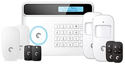 Kit Alarma Casa, Wifi Aplicación Sistema de seguridad de la casa de control GSM SIM Tarjeta+Sistema de alarma Wifi S4 Plus