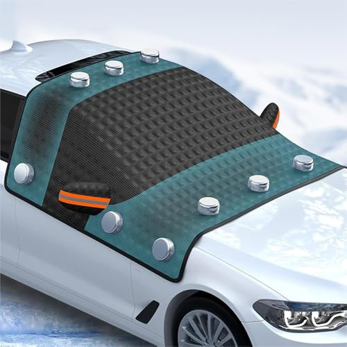 Magnetische Windschutzscheibenabdeckung Auto für VW Passat (B5-B9 1996-2025 2026), Scheibenabdeckung Winter als Frost- und Eisschutz, Allwetter Abdeckung gegen Schnee, EIS
