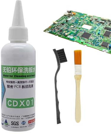 PCB moderkort rengöringsmedel - 300 ml precisionskretskortsrengörare, snabbtorkande avfettningsmedel för elektronisk komponent, borttagare, dammrengöringsspray | reparationsverktyg för telefoner