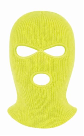 NW NATIONWEAR Balaclava Ski-Maske – Herren Balaclava – Skimaske für Wintersport – Sturmmaske, Räubermaske, Predator-Maske – 3-Loch Skimaske – In leuchtenden Farben erhältlich – Warm & langlebig