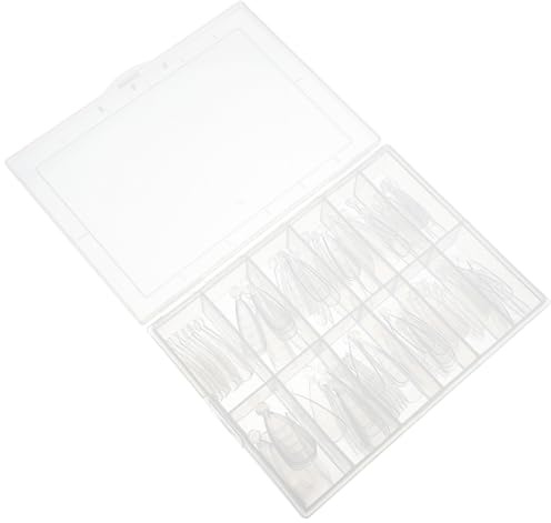 FOMIYES 120 Stück Transparente Abs Nagelformen für Gel und Acrylanwendungen mit Präzisen Skalen für Nagelkunst im Nagelstudio oder Hause