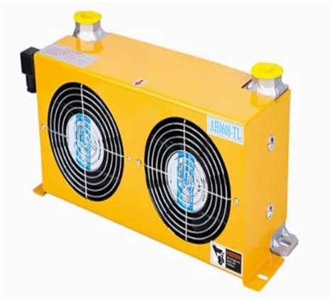 AH0608TL Radiatore olio raffreddato ad aria Radiatore olio idraulico in alluminio Scambiatore di calore idraulico 60 l/min Alte prestazioni(220V)
