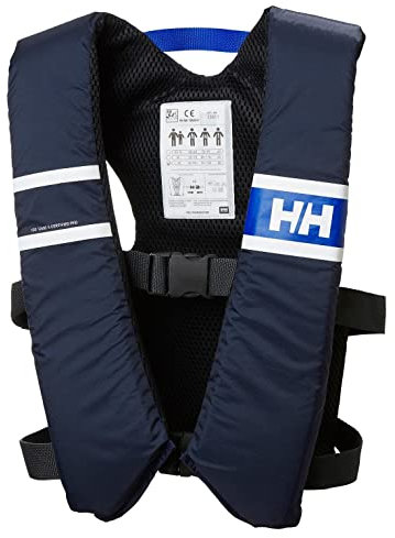 Helly Hansen Unisex – Adulto Comfort Compact 50N Giubbotto di salvataggio, blu Evening, 40/60