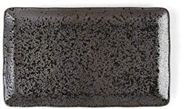 Holst Porzellan RT 327 Porzellan Servierplatte 27 x 16 cm Carbon, schwarz, 27 x 16 x 2 cm, 6 Einheiten