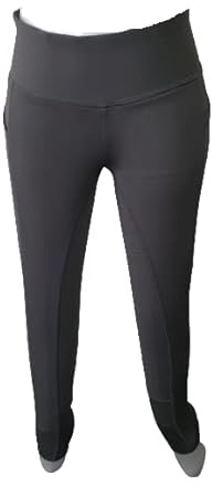 Cwell Equine Reithose, Silikon, mit Griff, Schwarz