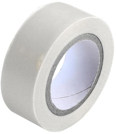 Klebeband, PVC, 19 mm x 8 m, Weiß, Elektro-Isolierband, 1 Stück | MP002146
