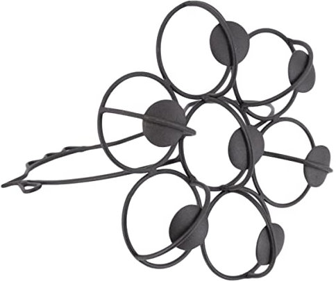 PRETYZOOM Soporte para Huevos De Metal Estilo Rústico Huevera Decorativa para Cocina Organizador De Huevos Forma De Gallina Estante para Almacenamiento
