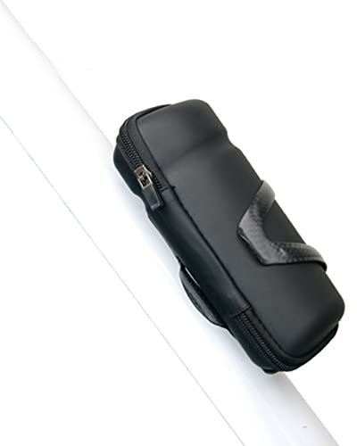 Fahrrad-Werkzeugtasche, 22,5 X 11 X 8,5 cm, Schwarze Polyester-Nylon-Hartschale, Fahrradrahmentasche, Fahrradrahmentasche, Fahrrad-Reparatur-Werkzeugtasche für Flaschentasche,
