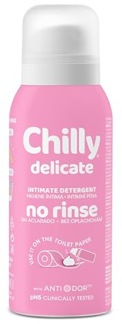 Chilly Espuma de higiene íntima sin aclarado Delicado