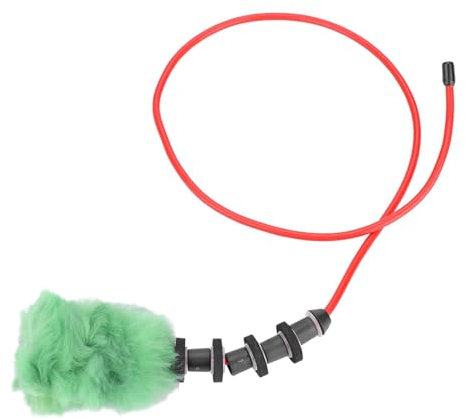 3-farbiges Paintball-Laufreinigungsseil aus Wolle, Glatt und Schön für Saubere Fässer – Geeignet für 17,3 Mm Innendurchmesser – Tolles Upgrade für Ballspieler (Green)