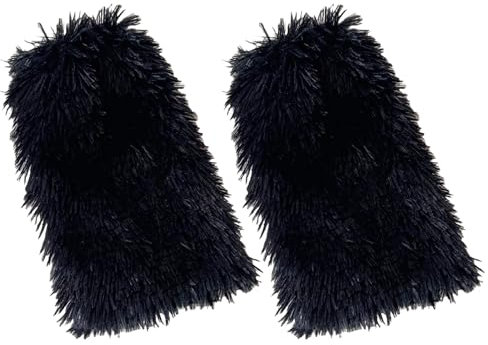 Lerpwige Plüsch Fell Beinwärmer Für Damen Gemütliche Winter Stiefel Dicke Flauschige Stiefel Manschetten Abdeckungen Thermisch Warme Fußlose Socken