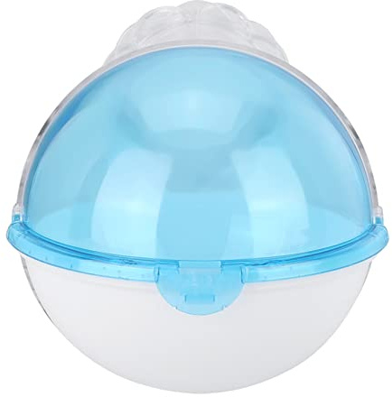 Qudinip Inodoro Translúcido para Hámster, Baño Externo, Acrílico Duradero para Hámsteres Enanos, Rosa, 5,71x4,53x4,53 Pulgadas (Azul)