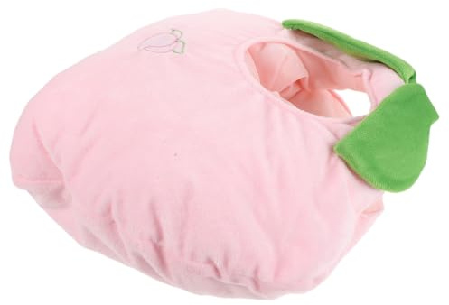 FOMIYES Plush Peach Fruit Headgear Hat with Flexible Sizing and Portable Design, Cartoon Style Polyester Peach Shaped Hat for Festival, Halloween, Party Photography Props