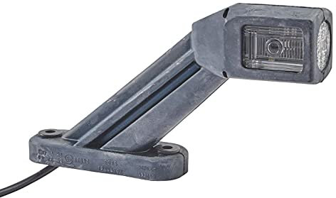 Hella 2XS 011 769-627 Umrissleuchte - Begrenzungsleuchte - Anhänger - LED - 12/24V - ECE - Kabel: 500mm - Stecker: EasyConn 90 - rechts/seitlicher Anbau - Menge: 10