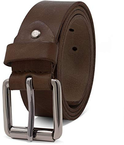 ROYALZ läderbälte män av robust 4 mm buckle-läder, vintage jeans herrbälte med spänne helt läder 38 mm