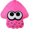Nintendo Splatoon 2 Squid Cushion - Neon Pink - official San-Ei plush