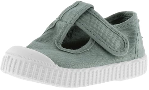 victoria Sandali Unisex 1915 Tela Drec & Chiusura A Strappo & Punta Rinforzata 136625 per Bambini Jade 24