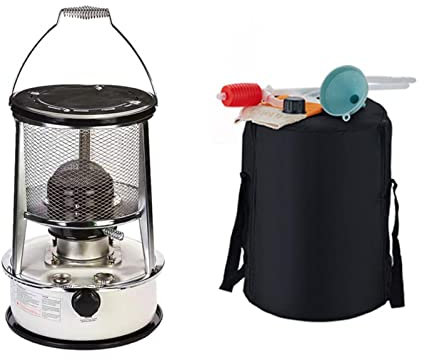 FXNFXLA 3000w Kerosene Stove Heater Protable Outdoor Heaters Winter Camping Stove Fishing Cooking Supplies Household Cold Weather Heater(Color:White 6L)