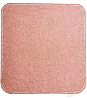 Schreibmaschinen-Unterlage, rutschfeste Oberfläche, dänisches Design, handgefertigt in Frankreich, Stoff, Kork, Rosa