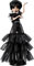 Monster High Wednesday Puppe, Rave’N Wednesday Sammelfigur in schwarzem Gothic-Kleid, inspiriert von der Tanzszene, Premium-Accessoires und Puppenständer, HXJ03
