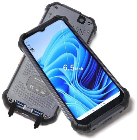 RUGLINE 6,5 pollici Rugged Win 11 Intel Mini Tablet PC, 16GB RAM/512GB ROM Data Terminal PDA, batteria 10000mAh, IP65 impermeabile Win dows palmare PDA per la gestione dell'inventario del magazzino