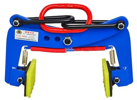 JGUOLIANG Duty Stone Carrying Clamps，Dickes Granit Hebezange, 350kg/771lb, geeignet for das Heben und Handhabung von Bordstein, Betonplatte, Marmor, Gummi Backen.(10in)