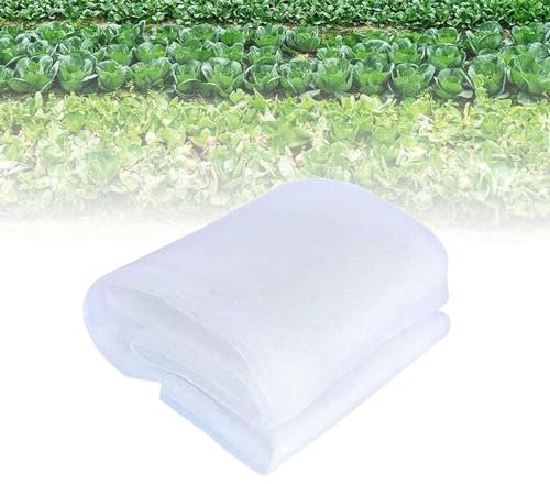 Rete di protezione da giardino, 2 x 20 m, anti uccelli, resistente ai raggi UV, per verdure, copertura per piante bianca traslucida per un'efficace schermatura delle colture