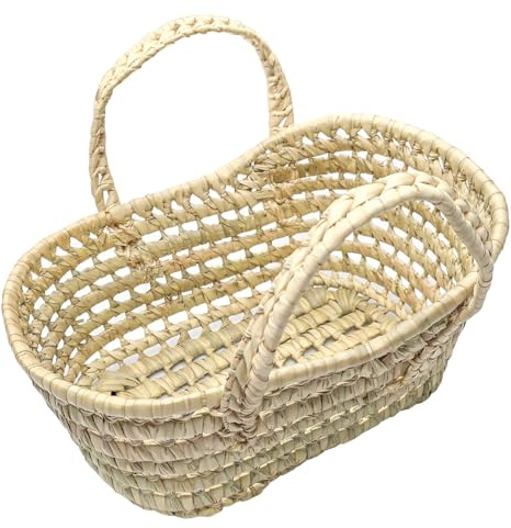 Sevira Kids | Spielzeug für Babykörbchen, 35 cm, aus Naturfasern
