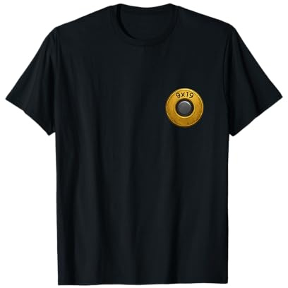 Jagd Jäger Sportschießen 9x19 Pistolen Kaliber 9mm Munition T-Shirt
