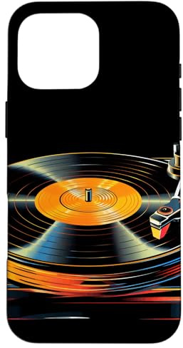 Tourne-Disque Vinyle des années 80 et 90 Musicien DJ Coque pour iPhone 16 Pro Max
