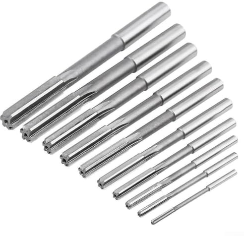 Vidonergy 14pcs HSS H7 Machine Reamer Set 2-9mm Straight Shank Drill Bits for Accurate Bore Machining in Metal, Plastic and Wood