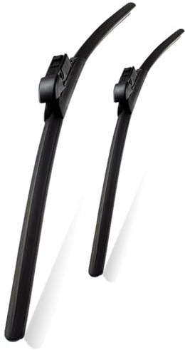 DreamYuDie Windscreen Wiper Blades for Honda CRV, Rubber, Front Windshield Wipers, Set of 2, Black (2004-2006 model)