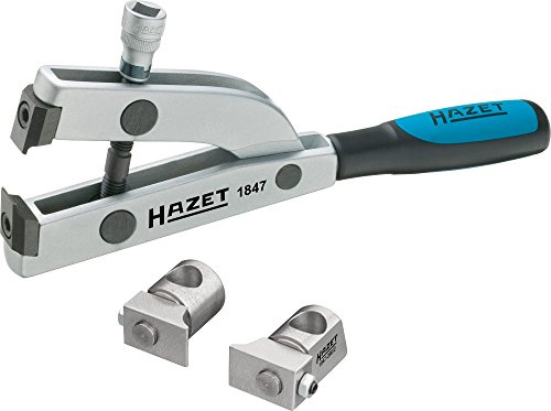 HAZET Achsmanschetten Spannzange 1847/3, 3/8 Zoll (10 mm) Vierkant | Antrieb 3/8 Zoll (10 mm) Vierkant hohl, Spezialstahl, Länge 178 mm, 993 g, 3 Stück-teilig , 3/8 Zoll (10 mm) Vierkant