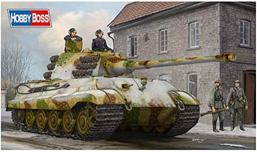 Hobby Boss Hobbyboss 084532 1/35 Pz. Kpfw. VI Sd.Kfz 182,Tiger II, Henschel, Febr. 1945 Modellbausatz, verschieden