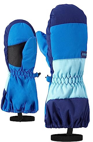 Ziener Unisex – Babys LIWI Skihandschuhe für Kinder, Persian Blue, 104