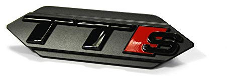 Audi 8S0071805 - Targhetta per griglia del radiatore, colore: nero